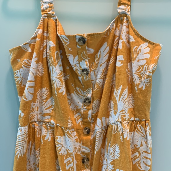 NWT Tommy Hilfiger Women's Linen Blend Essential Sleeveless Floral Dress - Picture 5 of 7